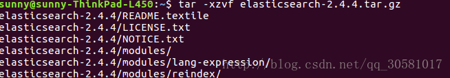 这里写图tar -xzvf elasticsearch-2.4.4.tar.gz 片描述