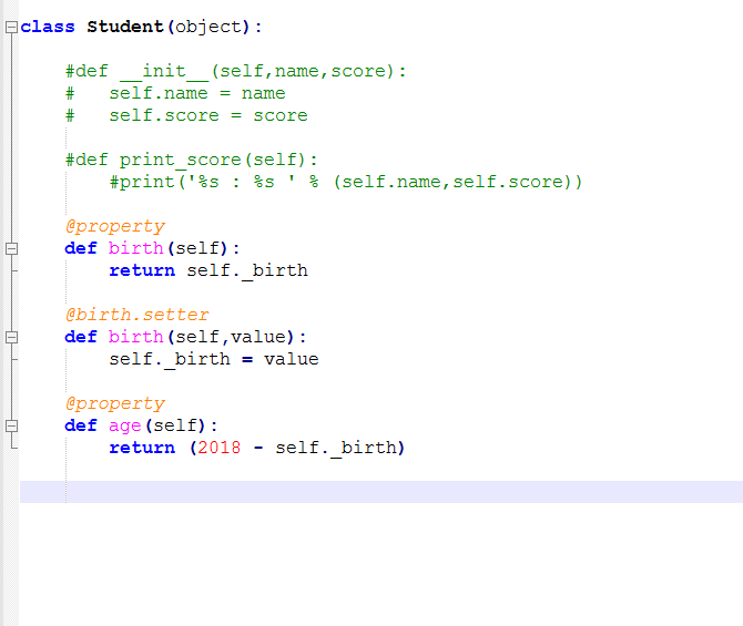 python 的@property使用遇到的小坑
