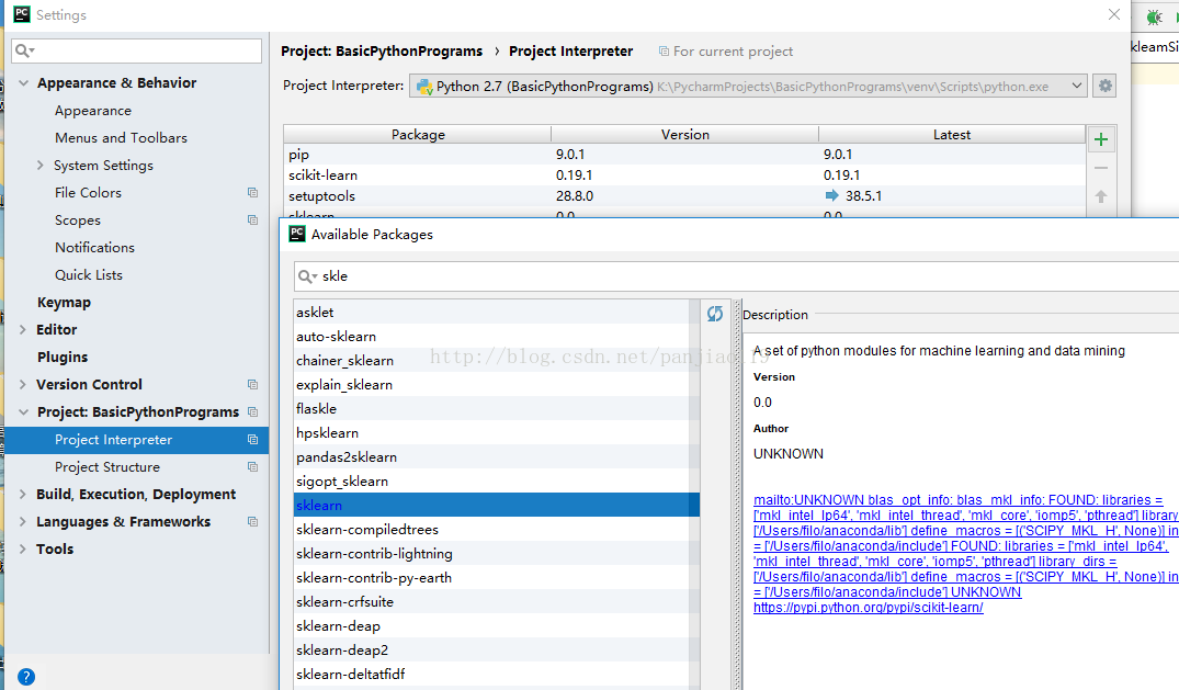 Sklearn cluster