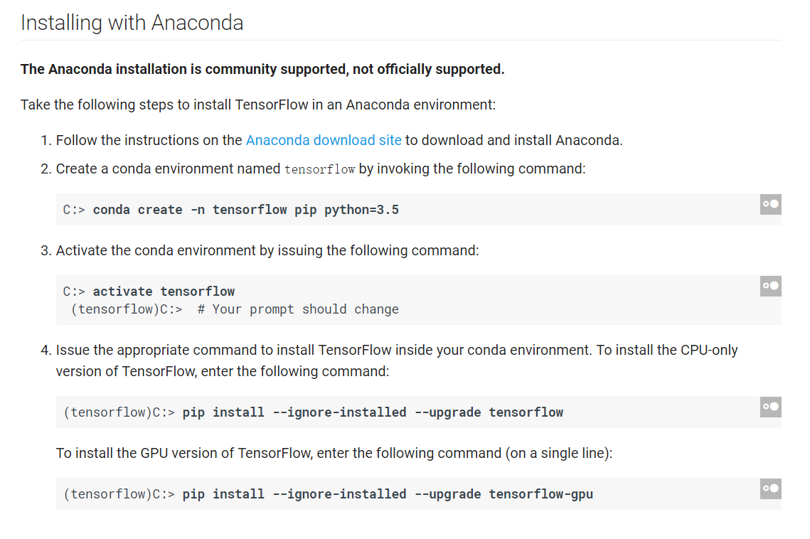  anaconda3 tensorflow conda tensorflow csdn 