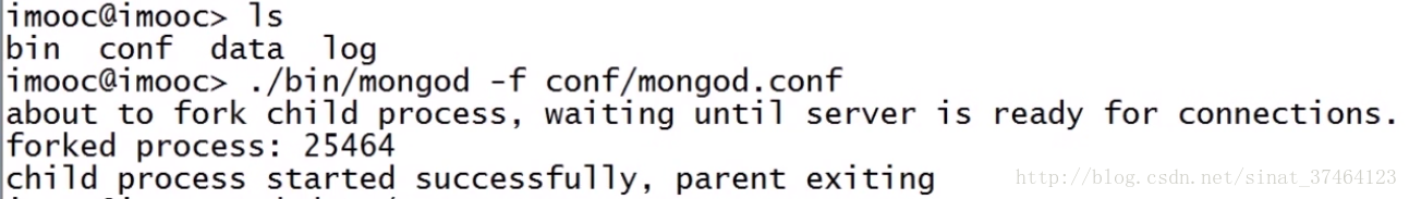 指定mongoDB配置文件