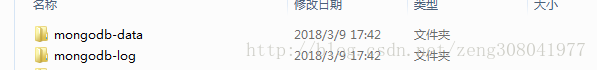 mongoDB的数据存放目录和日志目录