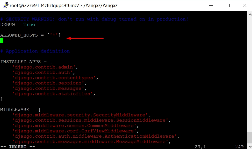 [CentOS Python系列] 六.阿里云搭建Django网站详解插图8