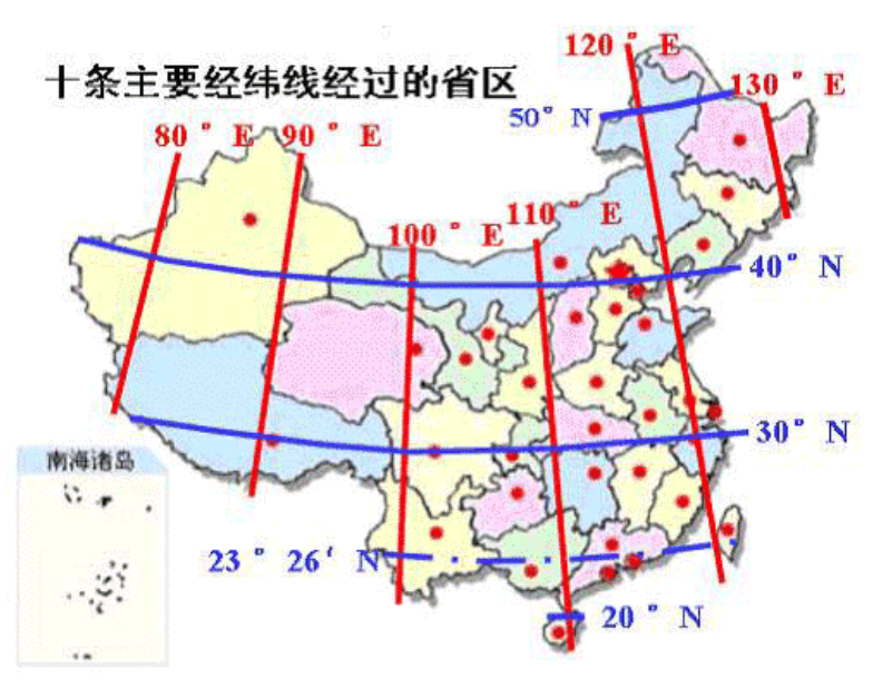 新疆中央子午线对照表图片