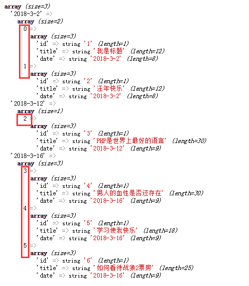 
			
				PHP 多维数组将下标从0开始			