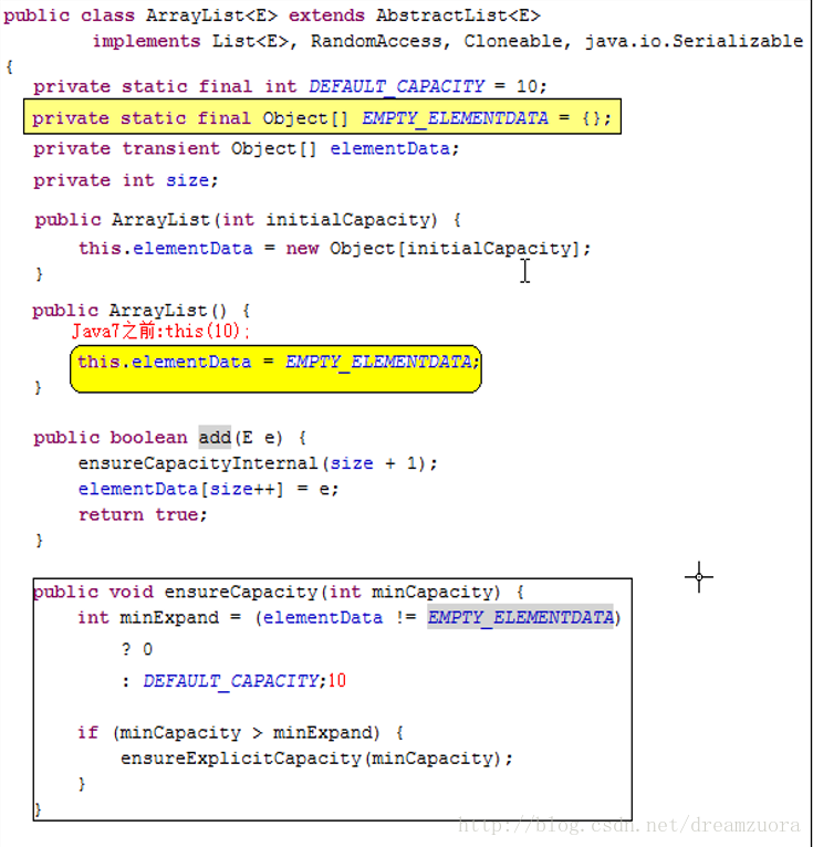 java中ArrayList类的操作