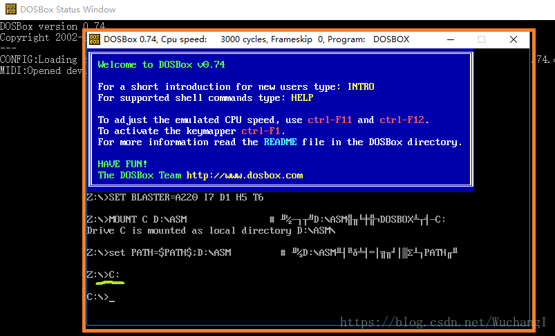 Как открыть asm файл в dosbox