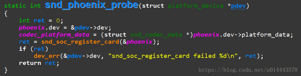 函数snd_phoenix_probe