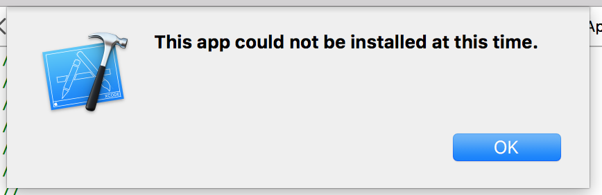 App not installed. App Store ошибка. Install failed: installation failed. App installation failed: could not inspect application package. Презентация что такое Xcode.