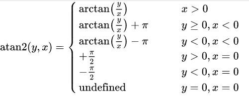 matlab atan2函数解析
