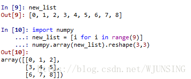 
			
				python numpy 一维数组转变为多维数组			