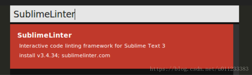 SublimeLinter