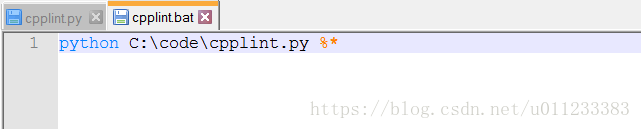 cpplint.bat
