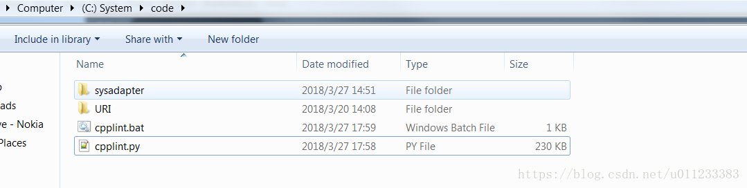 local file folder