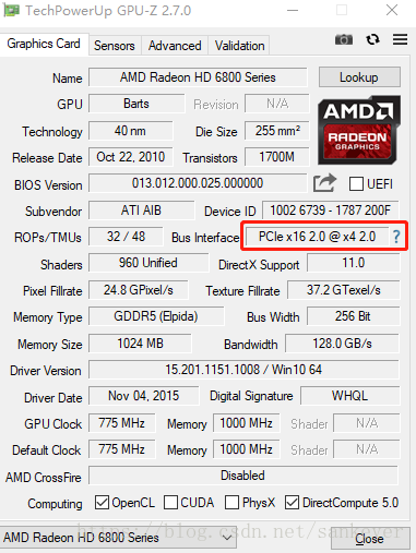 GPU_Z PCIe 2.0