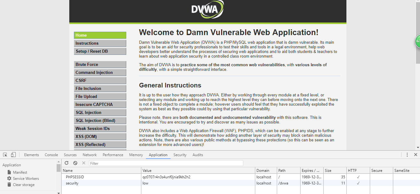 dvwa中 利用反射型xss获取cookie进行会话的劫持演示_dvwa xss cookie 只显示securityCSDN博客