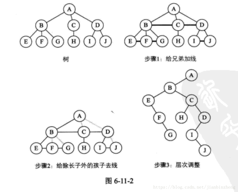 树转二叉树