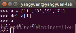 python中删除list中某指定元素