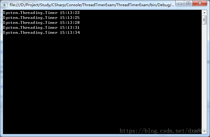 C# System.Threading.Timer的使用- dxm809 -