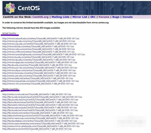 从CentOS官网下载系统镜像详细教程[通俗易懂]