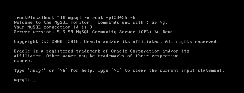 Root enter. Linux MYSQL Console. MYSQL консоль.