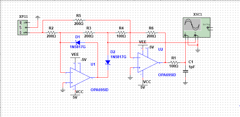 公式為:uo= -rf(u1/r1 u2/r2 u3/r3),一般我們取r1=r2=r3,則輸出電壓