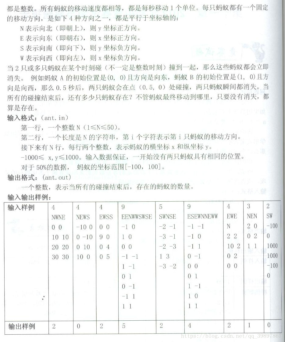 2012年南海初中竞赛 蚂蚁