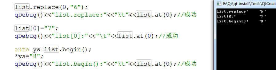 'const QString' as 'this' argument of 'QString QString::operator=(const char*)' discards qualifiers