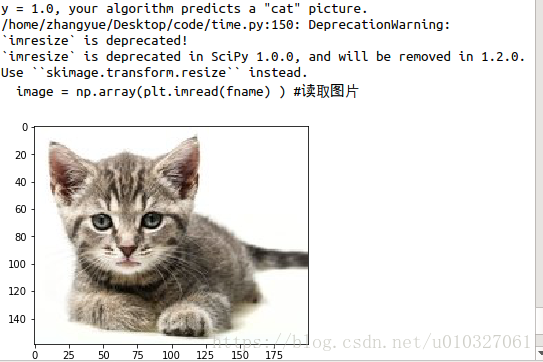 deeplearning.ai 吴恩达网上课程学习（四）——Logistic代码实战，基于Linux，Python 3.4