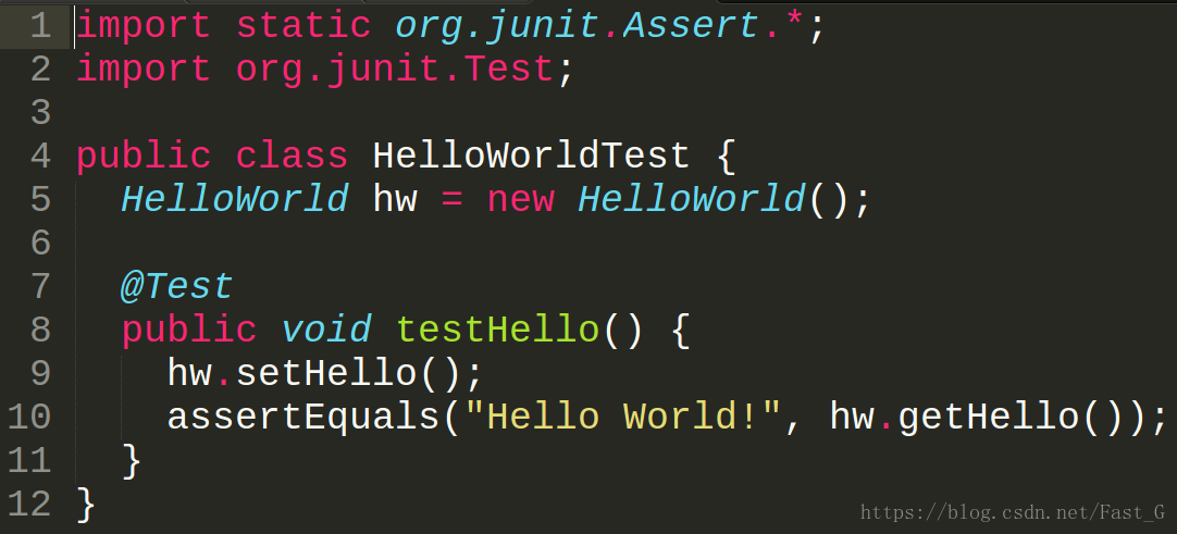 HelloWorldTest