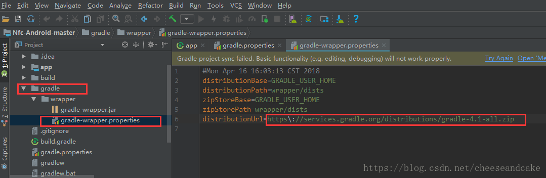 Android Studio：Gradle sync failed: Cause: error in opening zip  file解决方式_cheeseandcake的博客-CSDN博客