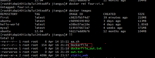dockerfile创建镜像的命令_linux file命令