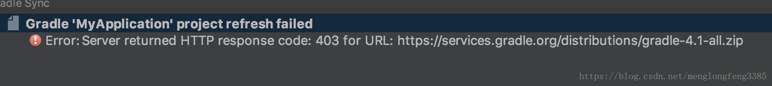 Android studio error server returned http response code 403 for url 