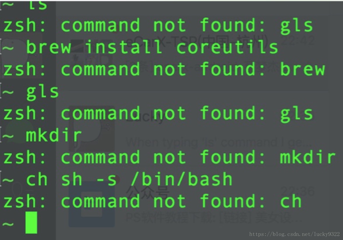 Zsh command not found pod mr431089