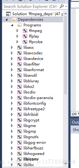 VS2015 采用ShiftMediaProject编译FFmpeg