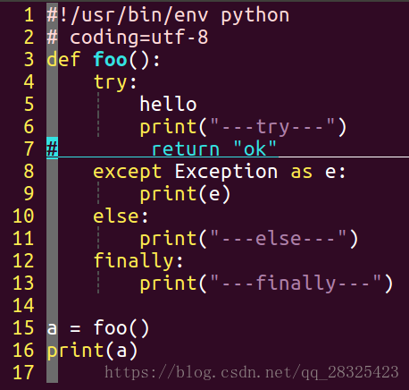 Python异常处理 Try语句含有return时 会不会执行finally Python技术交流