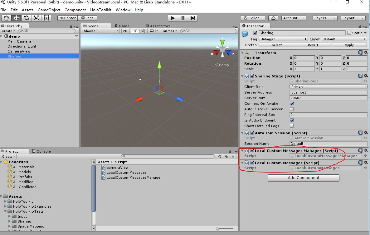 Holotoolkit unity 2018