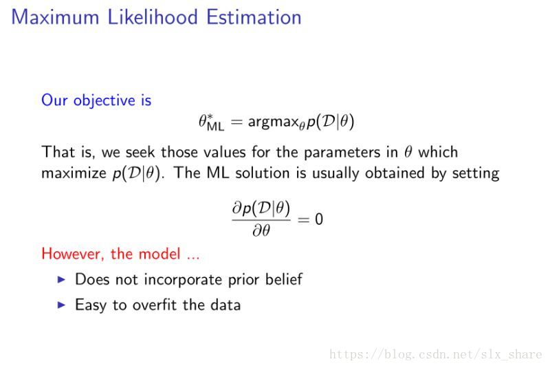 maximum likelihood estimation