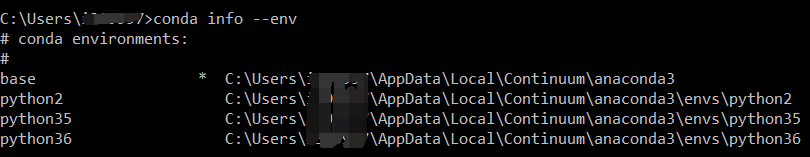 Anaconda 查看、创建、管理和使用python环境