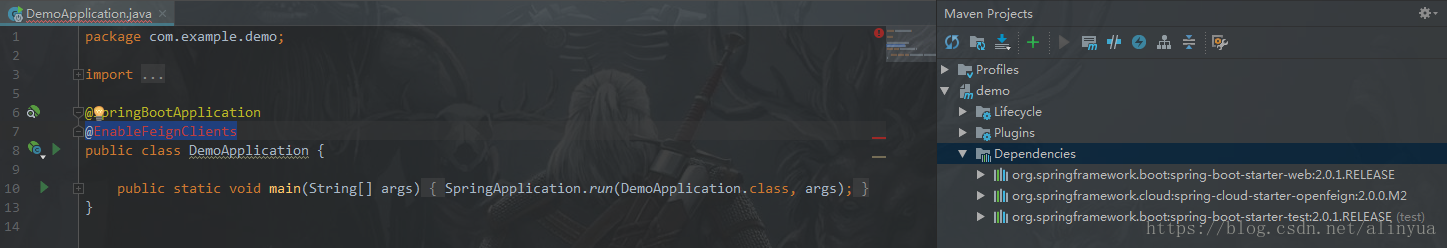 Spring Boot 2下使用Feign找不到@EnableFeignClients的解决办法 