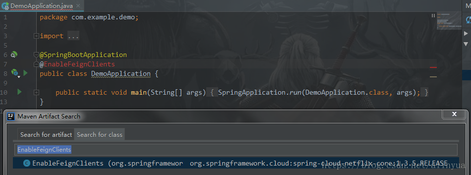 Spring Boot 2下使用Feign找不到@EnableFeignClients的解决办法 
