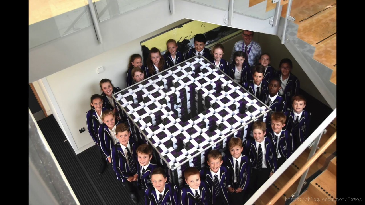 Kimbolton School's Level 3 Menger Sponge