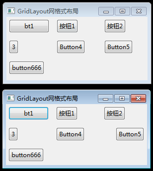 GridLayout网格式布局