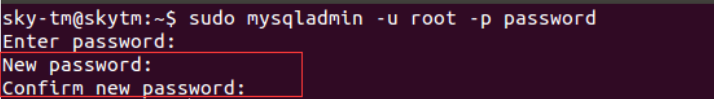 ubuntu系统下mysql重置密码和修改密码操作