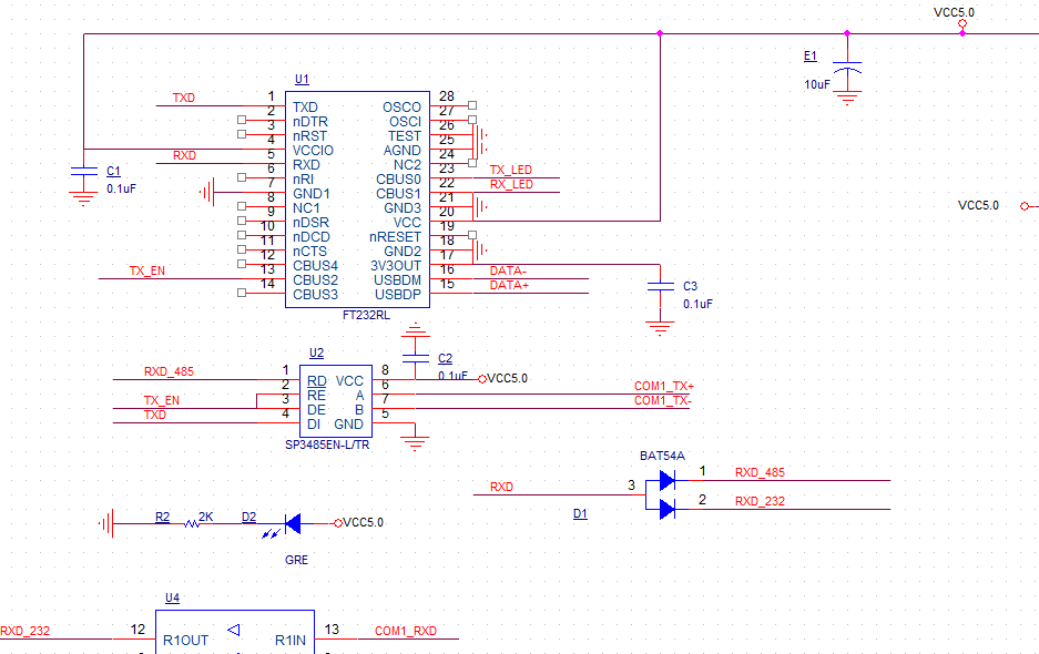 ft232r转rs485电路图_ft232rl sp485 应用电路-csdn博客