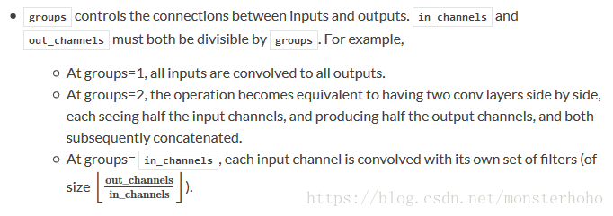 Pyotrch Nn Conv2d中groups参数的理解 A Coder Csdn博客