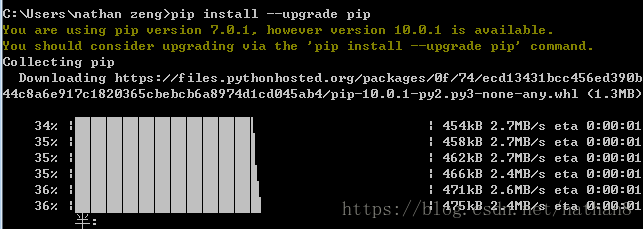 python之pip版本问题