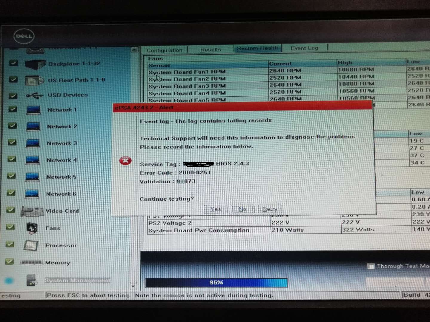 DELL服务器运行硬件检测_戴尔diagnostics检测要多久-CSDN博客