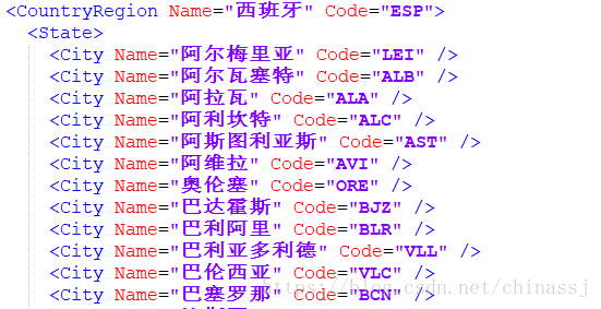 全球国家、省/州、城市的数据库(中,英版)