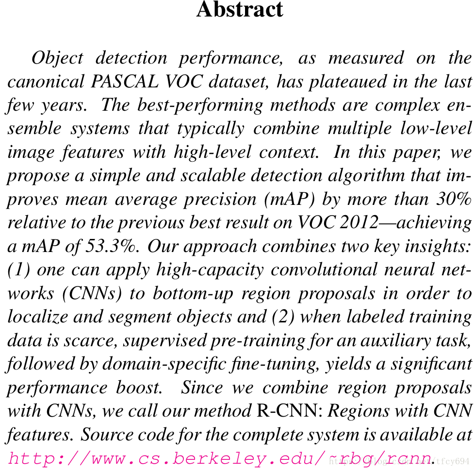【论文快读】R-CNN（2013）